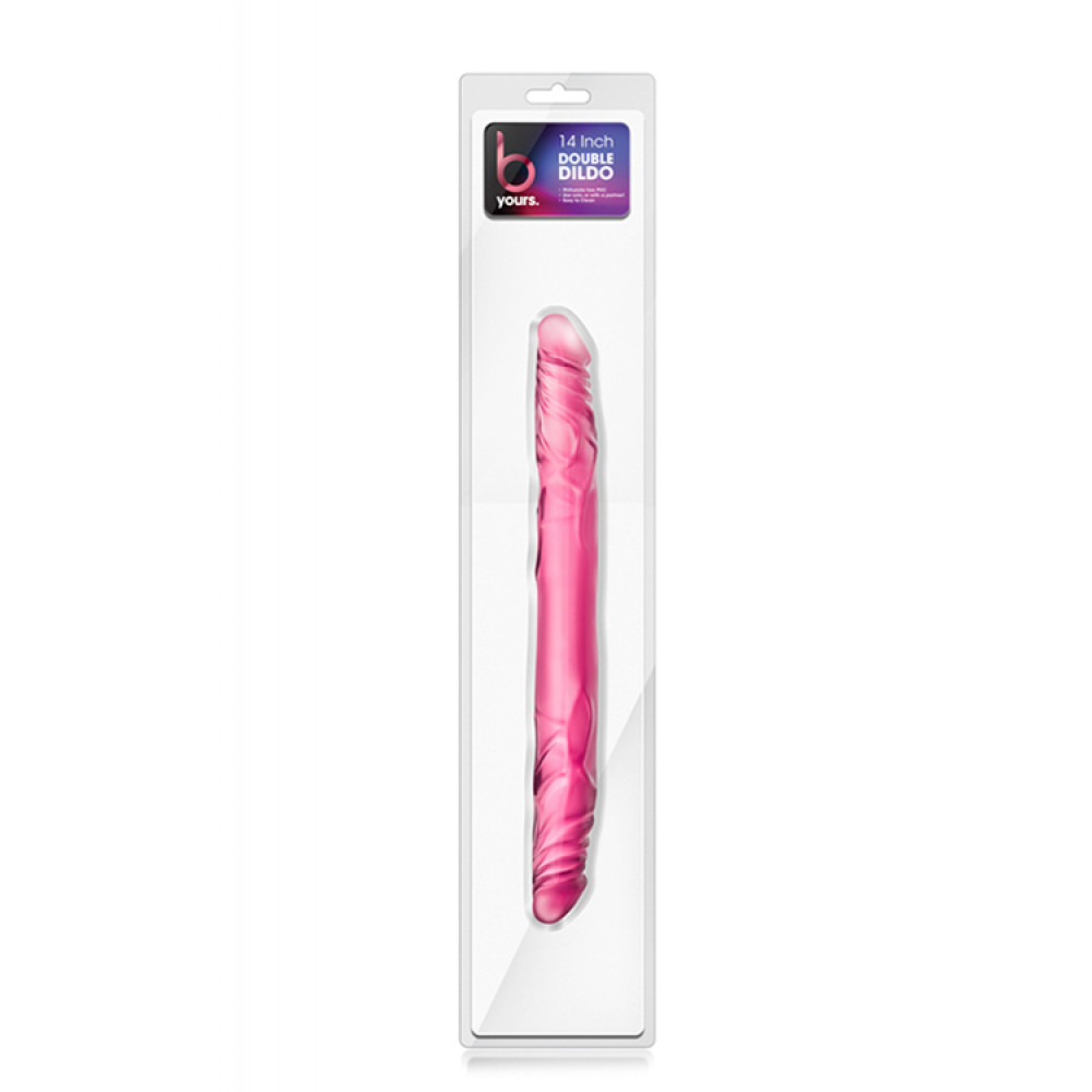 Секс игрушки - Фаллоимитатор двойной реалистичный Blush розовый, 35.5 х 3.5 см 3