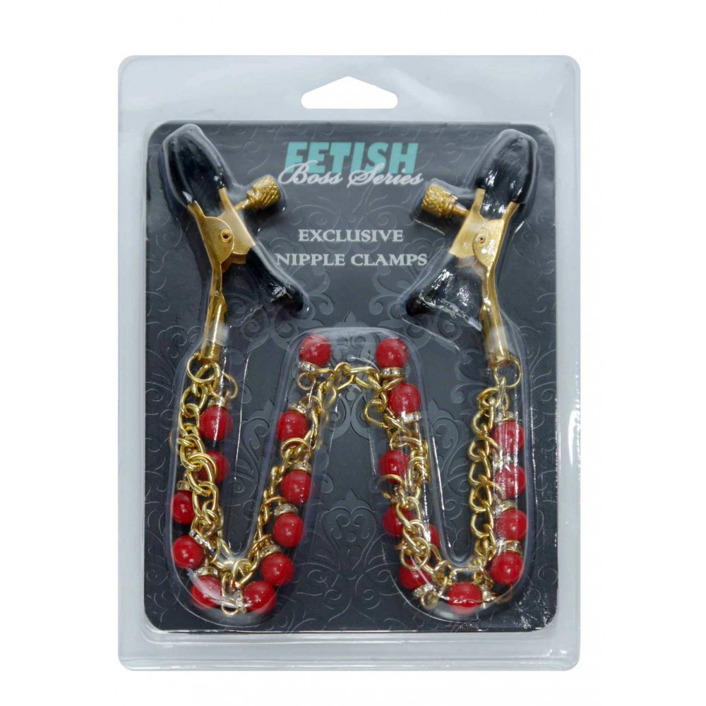 Різне - Затискачі для сосків Fetish Boss Series - №15 Exclusive Nipple Clamps, BS6100045 5