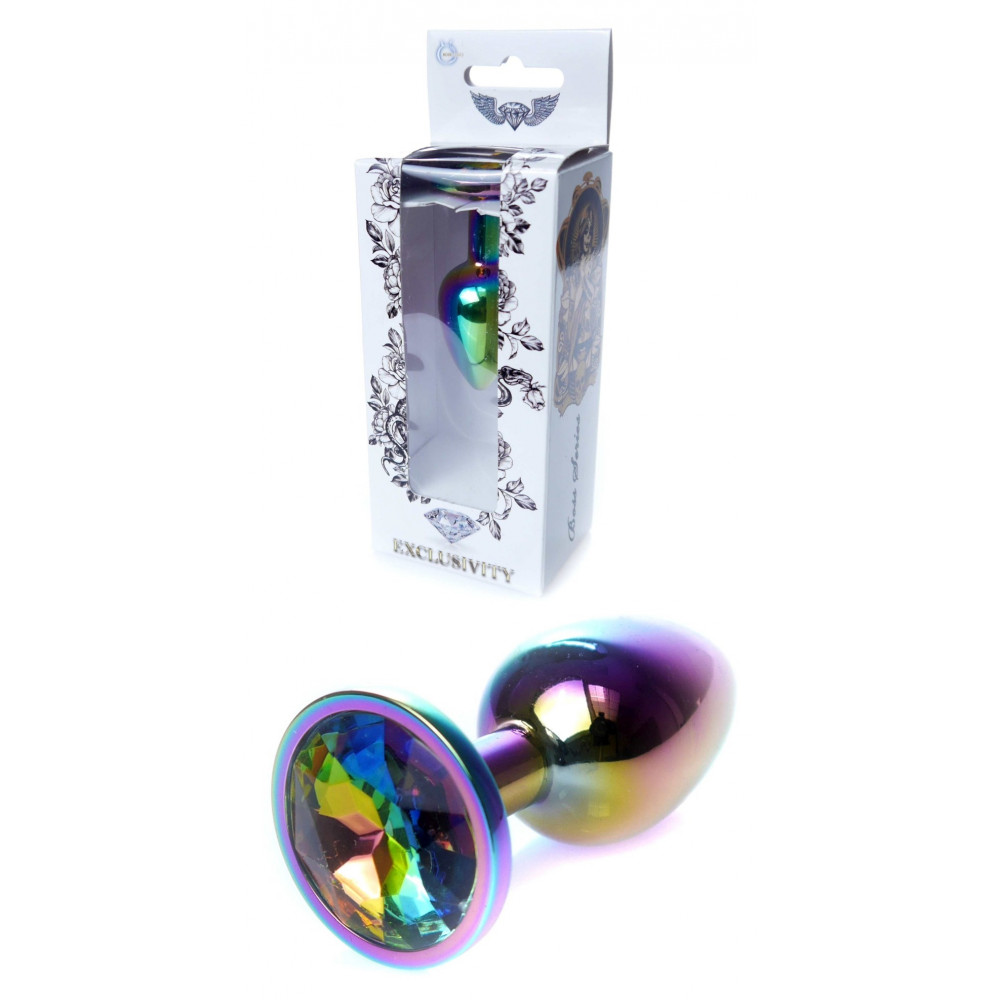Анальные игрушки - Анальная пробка Boss Series - Jewellery Multicolour PLUG Clear S, BS6400116