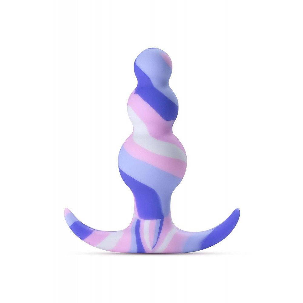 Анальные игрушки без вибрации - Анальная пробка, голубая, AVANT TWILIGHT BLUE