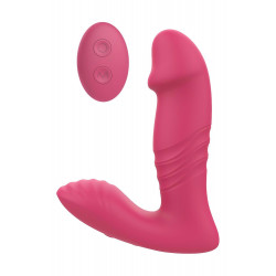 Анальний вібратор DREAM TOYS Essentials із поступальними рухами, рожевий