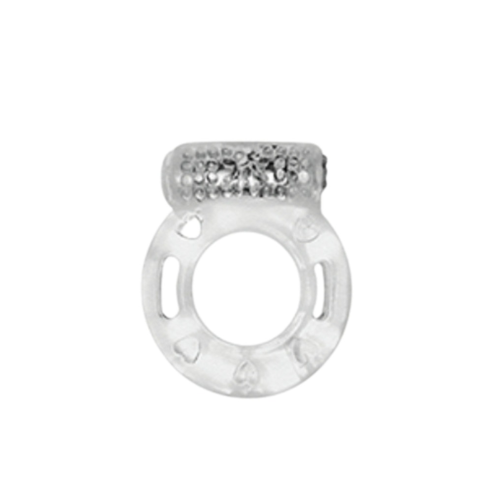 Різне - Кільце ерекційне Medica-Group Vibration Ring з вібрацією, прозорий