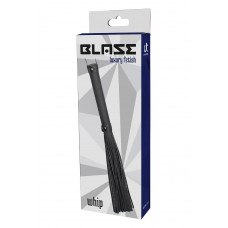 Флоггер с петлей Dream toys BLAZE Luxury Fetish черный