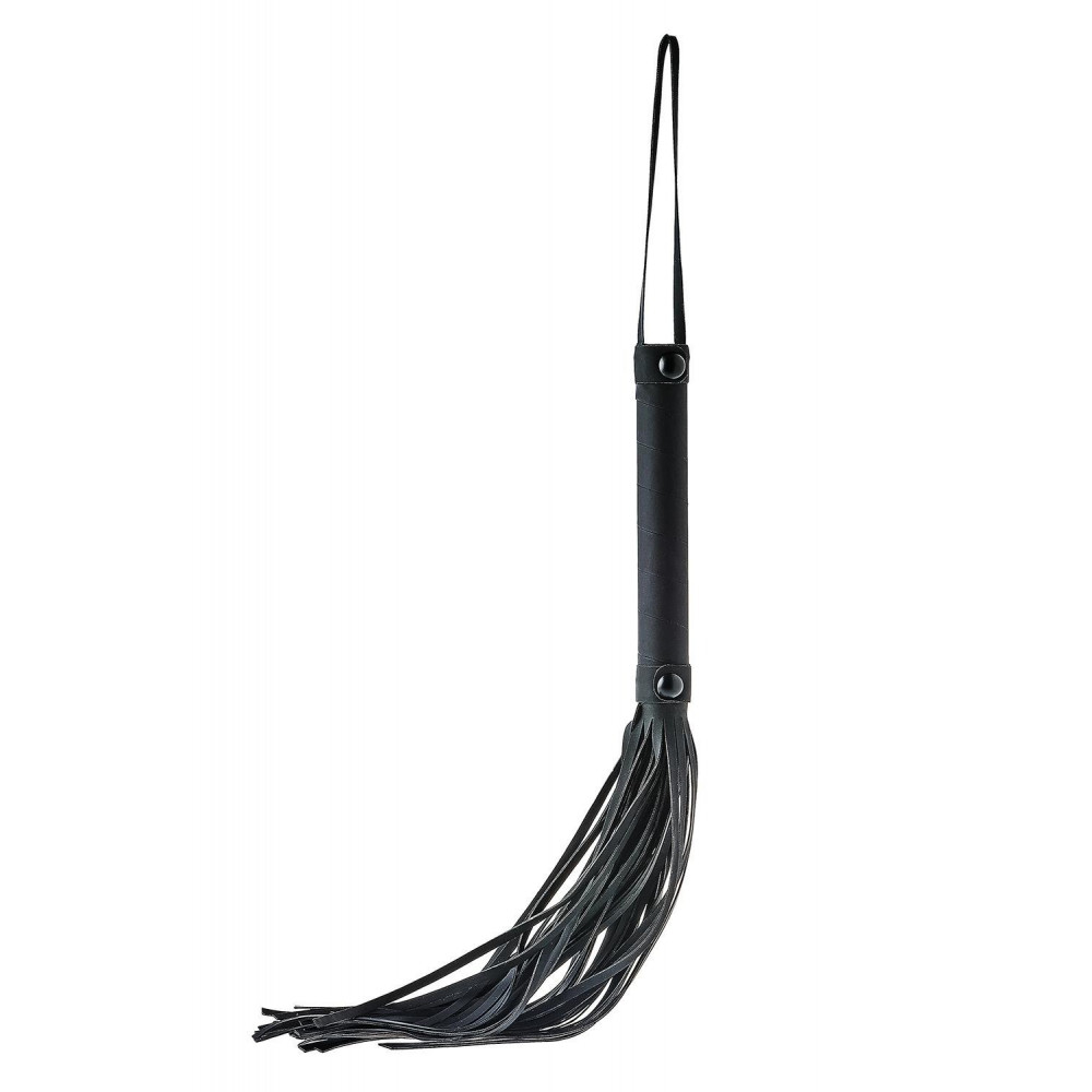  - Флоггер с петлей Dream toys BLAZE Luxury Fetish черный 2