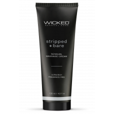 Массажный крем Wicked Sensual Care Stripped & Bare без запаха 120 ML