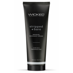 Массажный крем Wicked Sensual Care Stripped & Bare без запаха 120 ML