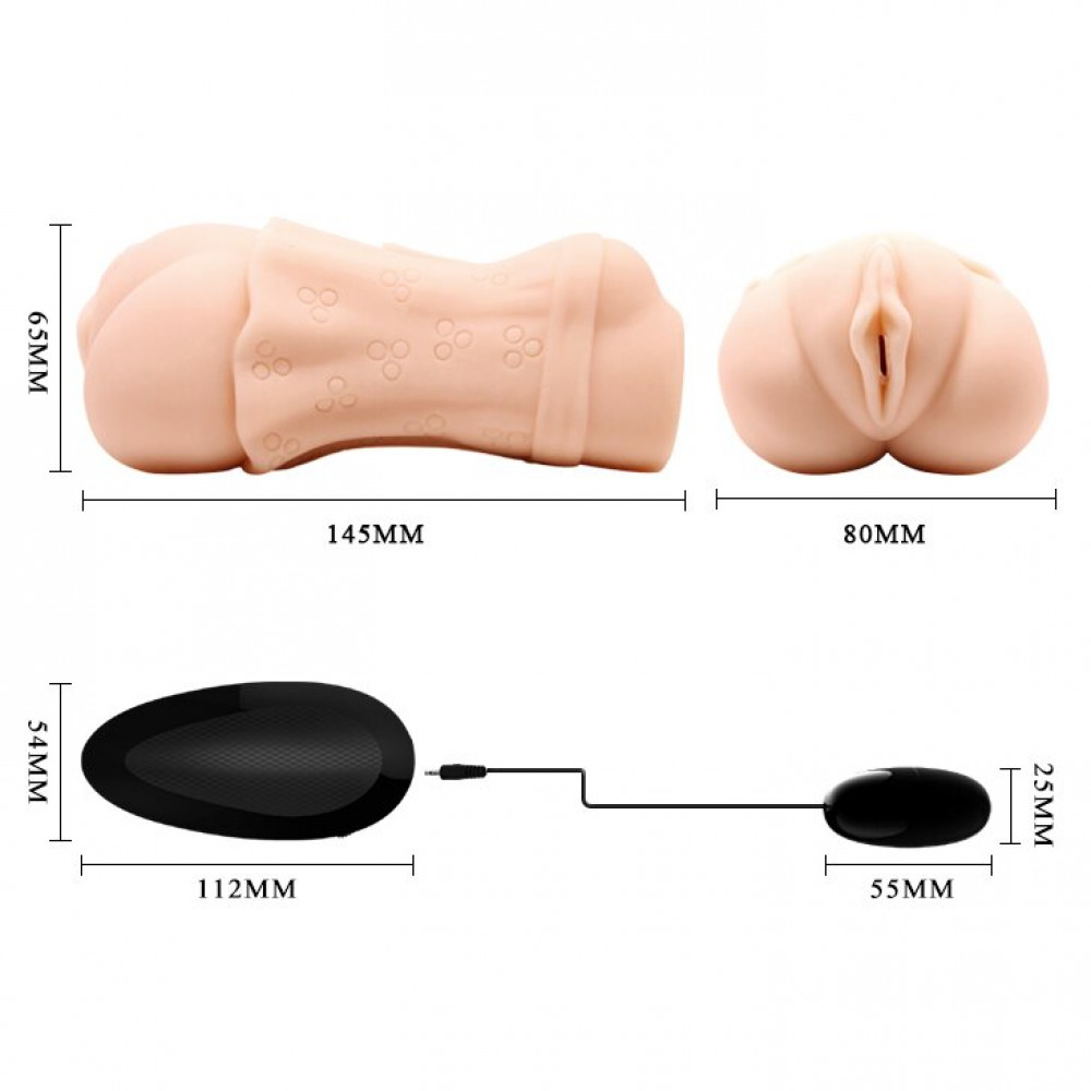 - Мастурбатор с вибрацией и технологией выработки лубриканта CRAZY BULL, BM-009199ZK 8