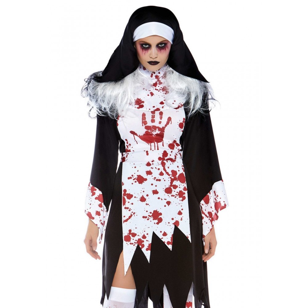 Эротические костюмы - Монахиня-киллер Leg Avenue Killer Nun M/L