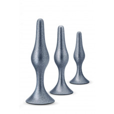 Набор анальных пробок серебряный ,ANAL ADVENTURES MATRIX GENESIS PLUG KIT