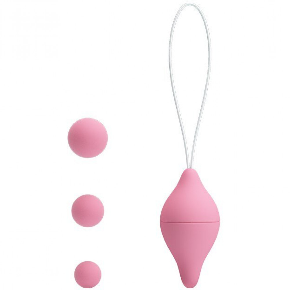 Вагинальные шарики - Набор вагинальных тренажеров Кегеля «Sexual Exercise» BI-014496 4