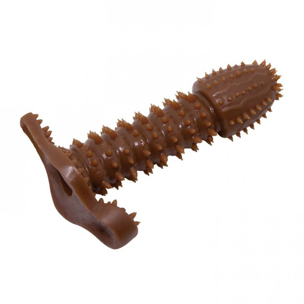 Різне - Насадка-презерватив BI-016005-0902S ( коричнева ) 4