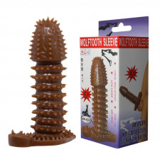 Насадка-презерватив BI-016005-0902S ( коричнева )