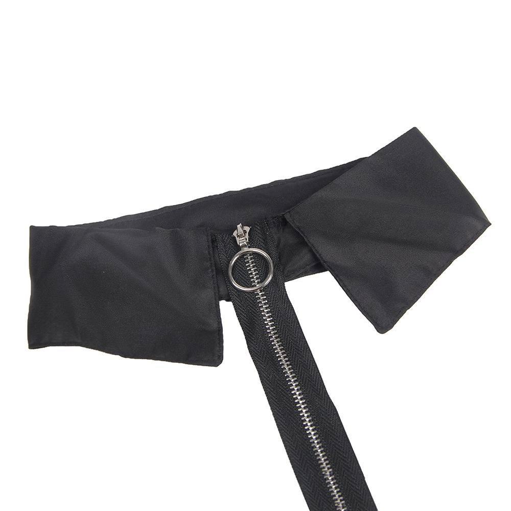 Різне - Сукня-костюм Star Night із застібками-блискавками та пажами для панчох, чорний, XL (без коробки) 6