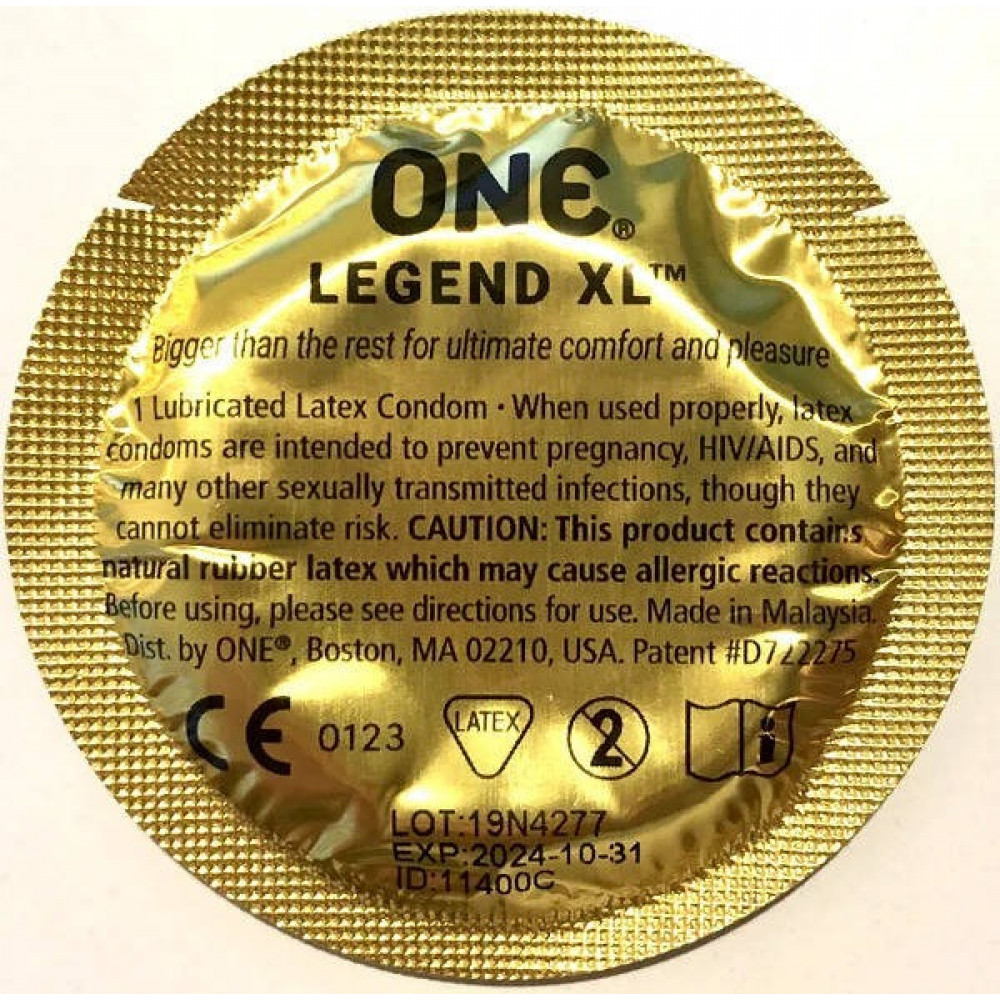 Презервативы - Набор презервативов большого размера One Legend XL (цена за 5 шт.) 3