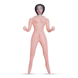 Секс-кукла с 3 отверстиями Crushious ALICIA The Inflatable Nurse, бежевая, 155 см