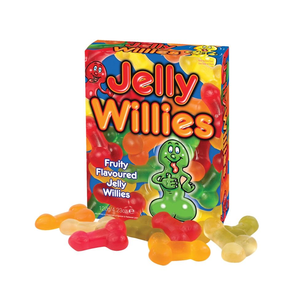 Конфеты - Желейные конфеты в виде пениса Jelly Willies (120 гр)