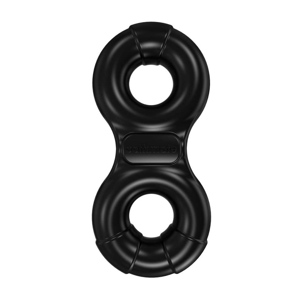 Эрекционные кольца с вибрацией - Эрекционное виброкольцо Bathmate Vibe Ring Eight, двойное, для члена и мошонки 2