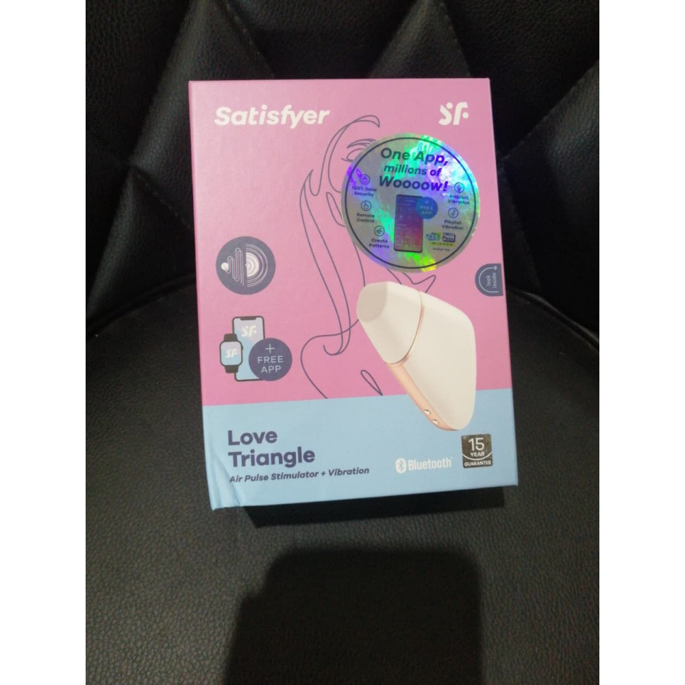 Секс игрушки - Вакуумный клиторальный стимулятор Satisfyer Love Triangle White (мятая упаковка!!!) 1