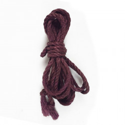 Джутовая веревка BDSM 8 метров, 6 мм, цвет лаванда