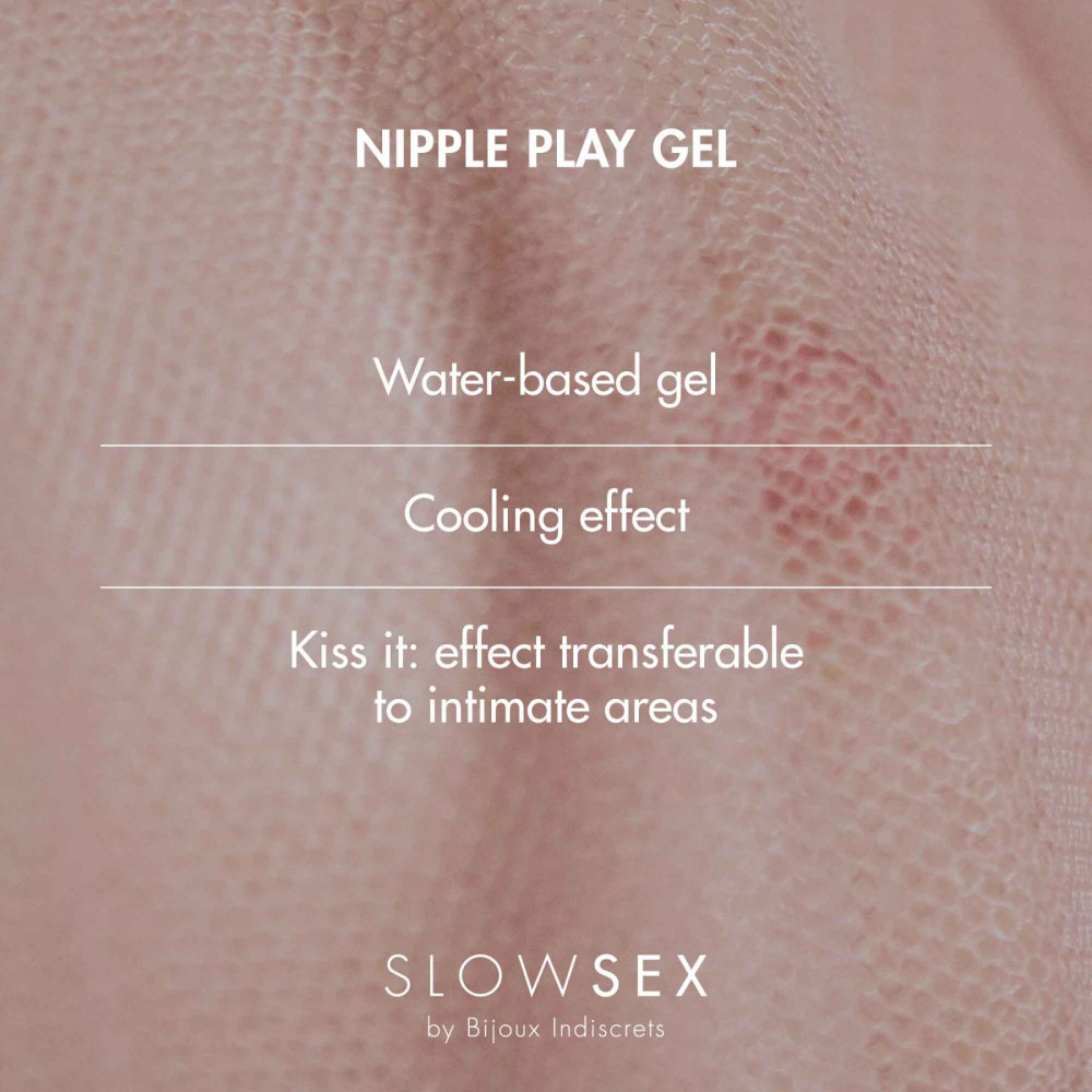 Стимулирующие средства и пролонгаторы - Бальзам для сосков Bijoux Indiscrets SLOW SEX - Nipple play gel 2