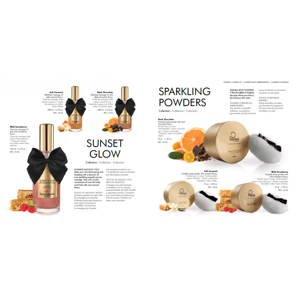 Різне - Зігріваюча масажна олія Bijoux LIGHT MY FIRE карамель та морська сіль 6