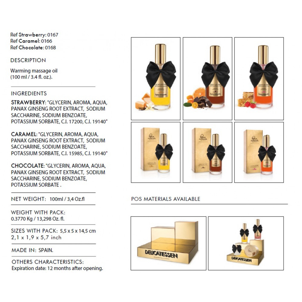 Різне - Зігріваюча масажна олія Bijoux LIGHT MY FIRE карамель та морська сіль 7