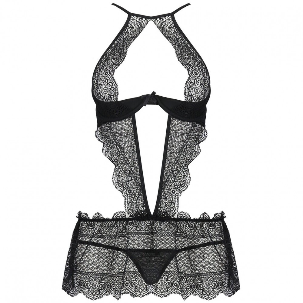 Разное - Сорочка YONA CHEMISE black S/M - Passion 4