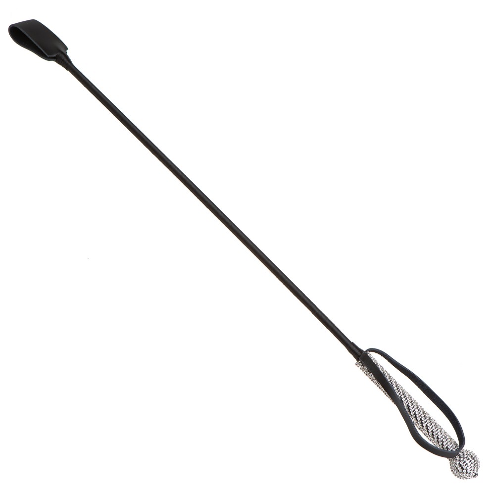 Плетки, стеки, флогери, тиклери - Стек DS Fetish Crop bling glass diamond 2