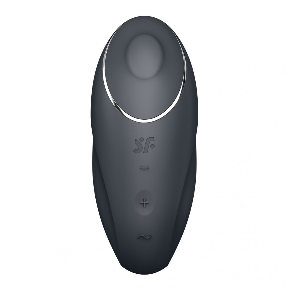 Клиторальный вибратор - Вибратор Satisfyer Tap & Climax 1 Grey 2