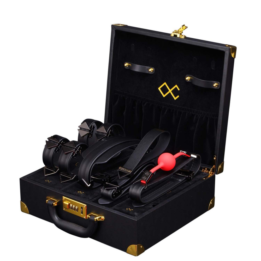 Наборы для БДСМ - БДСМ-набор LOCKINK Moonlight Treasure Chest - Black Set