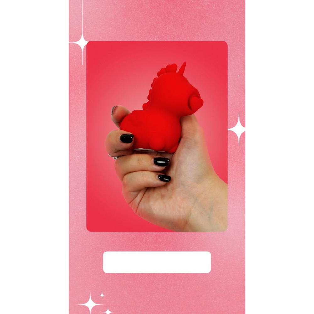 Вибропули и мини-вибраторы - Вибратор-единорожка Unihorn – Cupid's Beau, массирующий язычок-сердечко 9