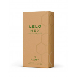 Презервативы LELO HEX Condoms Organic 12 Pack, тонкие и суперпрочные