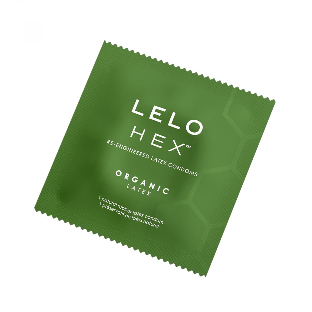 Презервативы - Презервативы LELO HEX Condoms Organic 12 Pack, тонкие и суперпрочные 2