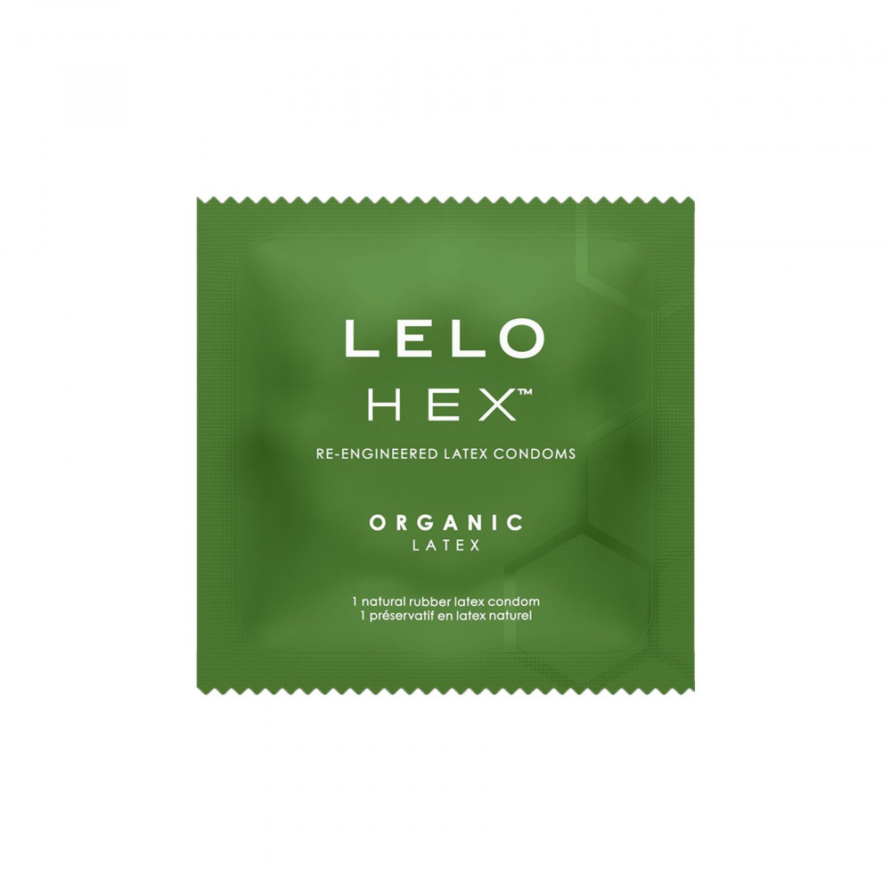 Презервативы - Презервативы LELO HEX Condoms Organic 12 Pack, тонкие и суперпрочные 3