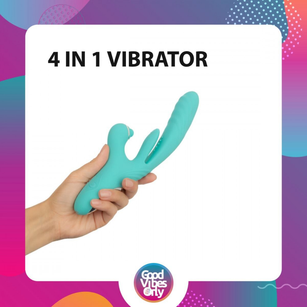 Вибратор-кролик - Вибратор-кролик Good Vibes Only - Lisa Thrusting Rabbit Vibrator with G-Spot Stimulator 9