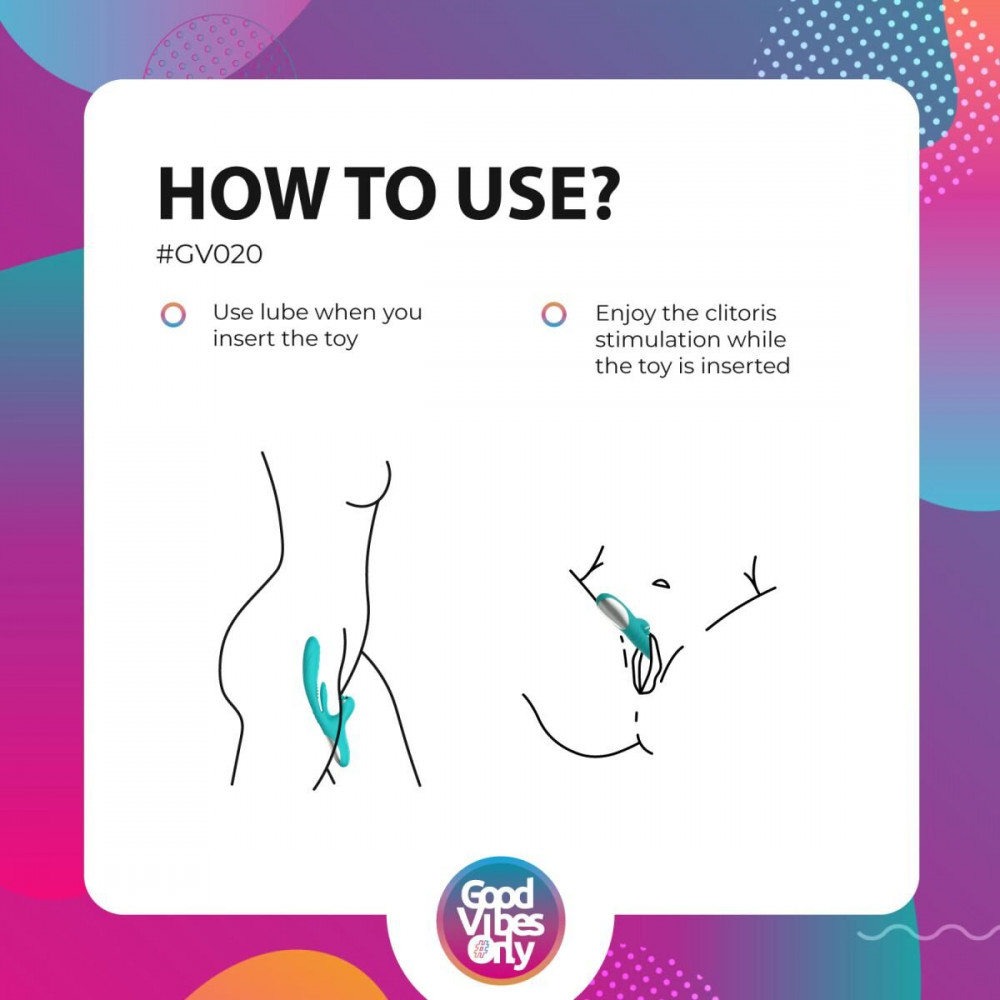 Вибратор-кролик - Вибратор-кролик Good Vibes Only - Lisa Thrusting Rabbit Vibrator with G-Spot Stimulator 10