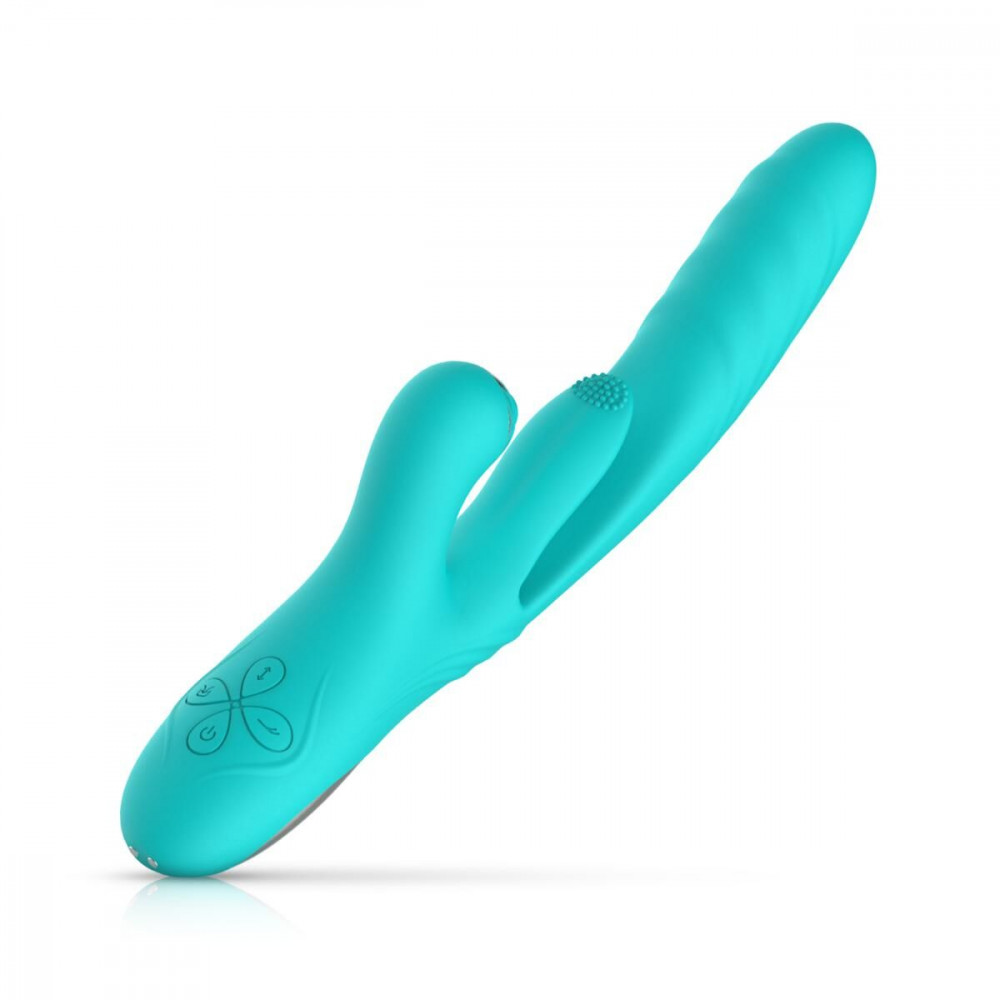 Вибратор-кролик - Вибратор-кролик Good Vibes Only - Lisa Thrusting Rabbit Vibrator with G-Spot Stimulator