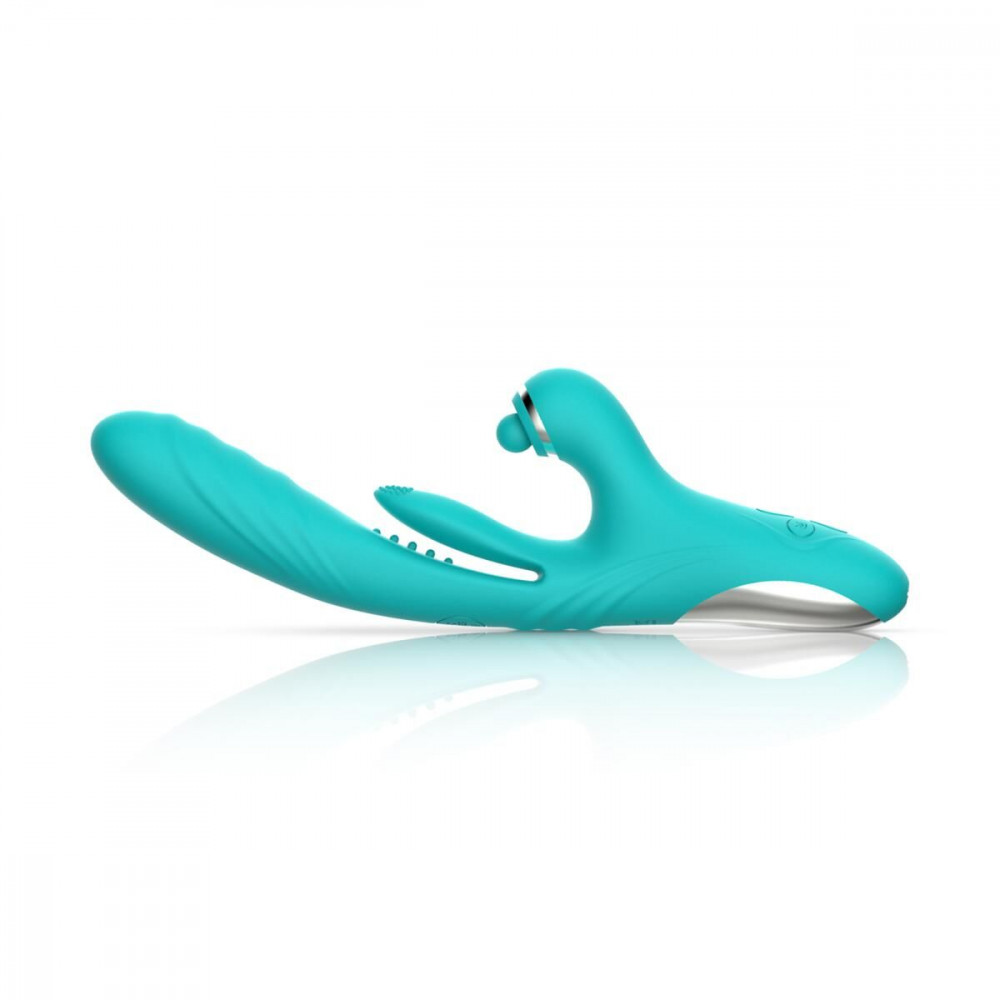 Вибратор-кролик - Вибратор-кролик Good Vibes Only - Lisa Thrusting Rabbit Vibrator with G-Spot Stimulator 2