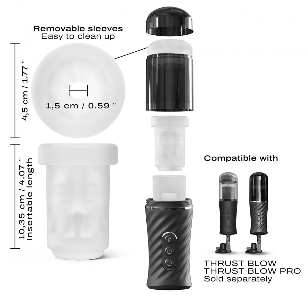 Різне - Рукав для мастурбатора Dorcel THRUST BLOW PUREJOY 3