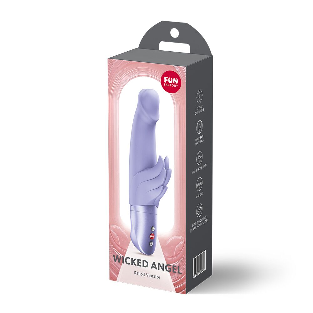 Вибратор-кролик - Вибратор-кролик Fun Factory Wicked Angel Purple 2
