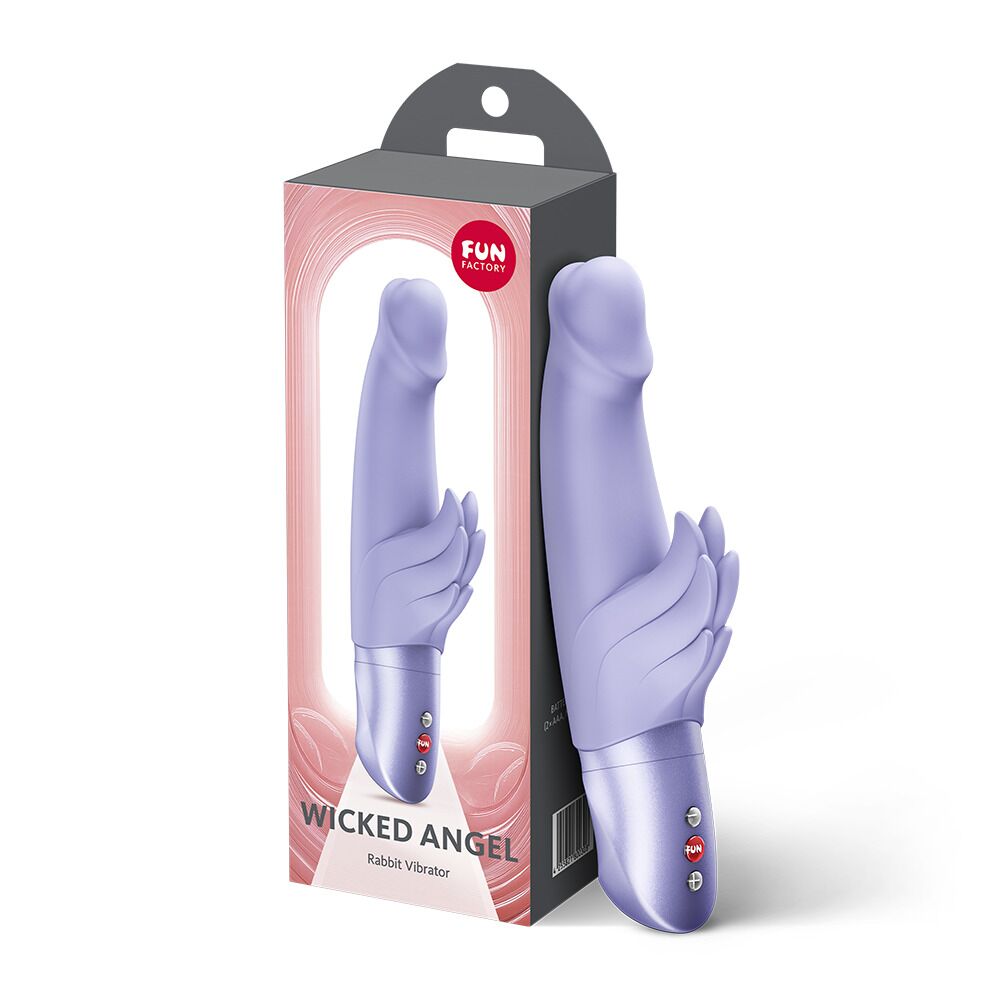 Вибратор-кролик - Вибратор-кролик Fun Factory Wicked Angel Purple 1