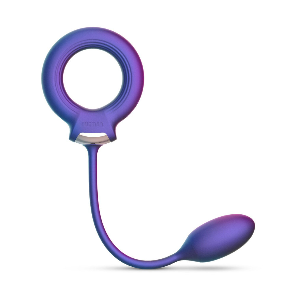  - Ерекційне віброкільце з віброяйцем Hueman - Eclipse Anal Vibrator 1