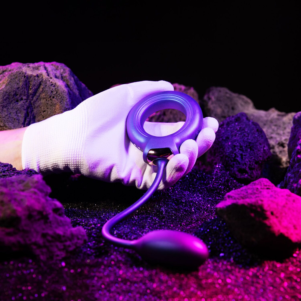  - Ерекційне віброкільце з віброяйцем Hueman - Eclipse Anal Vibrator 9