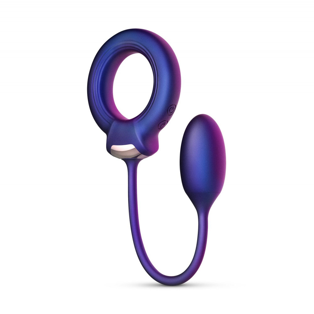  - Ерекційне віброкільце з віброяйцем Hueman - Eclipse Anal Vibrator