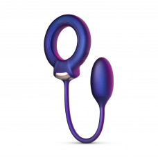 Ерекційне віброкільце з віброяйцем Hueman - Eclipse Anal Vibrator