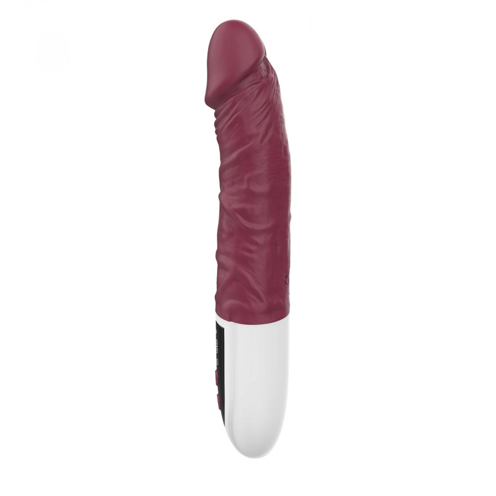 Фалоімітатор - Фалоімітатор з вібрацією Loviss Caeser Vibrator Dildo, реалістичний, 12 режимів 2