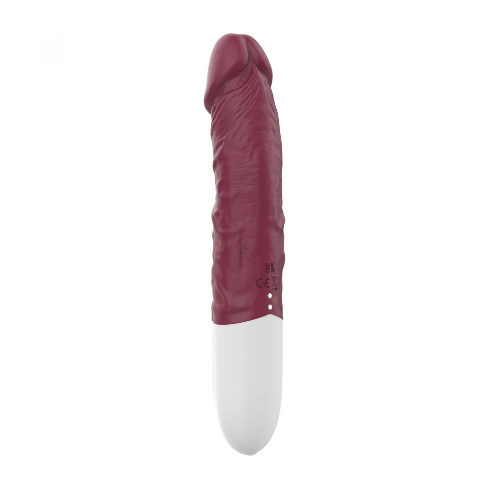 Фалоімітатор - Фалоімітатор з вібрацією Loviss Caeser Vibrator Dildo, реалістичний, 12 режимів 4