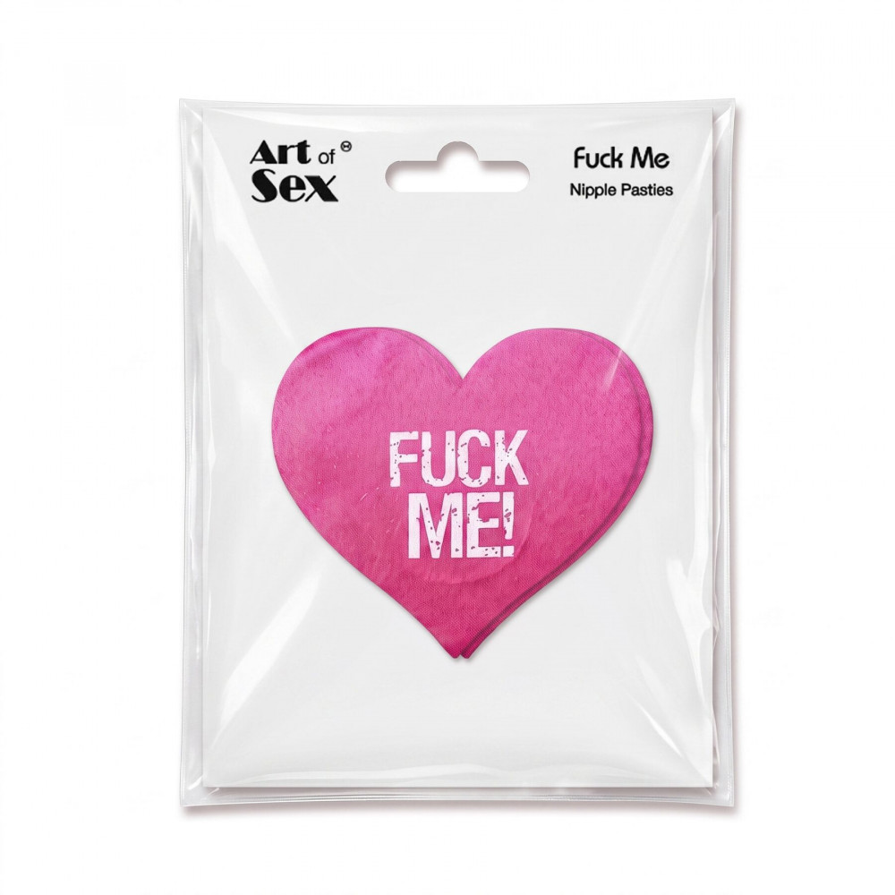  - Пестис-сердечка Art of Sex - Fuck me, рожевий 2