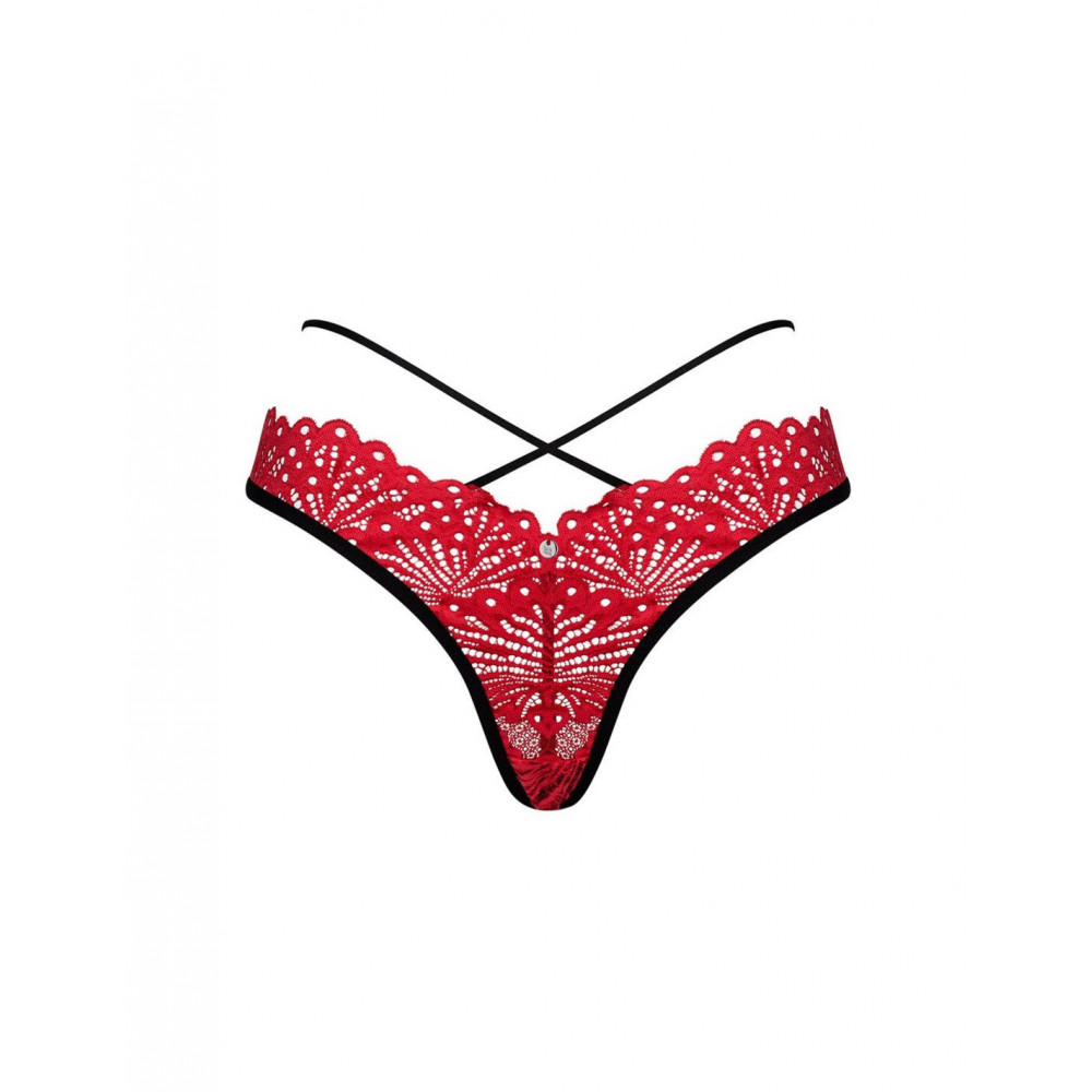 Разное - Трусики Obsessive METTIA THONG S/M 4