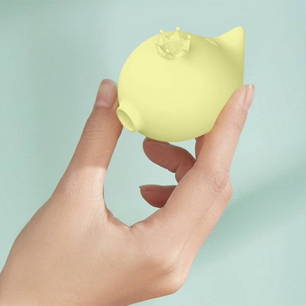 Різне - Вакуумний стимулятор клітора з вібрацією Rachel, жовтий 6